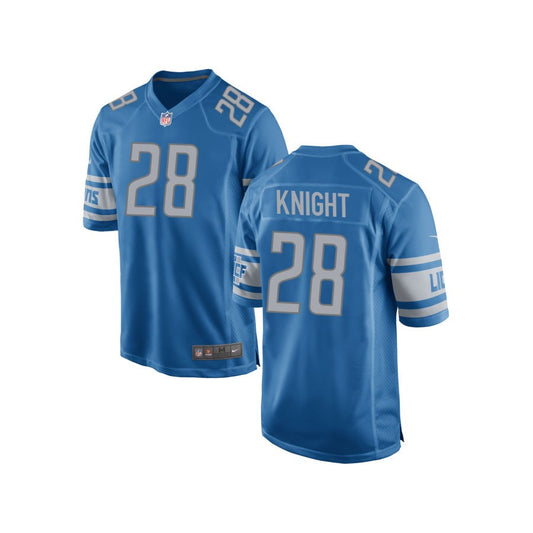 Zonovan Knight Detroit Lions Nike Youth Team Color Game Jersey - Blue